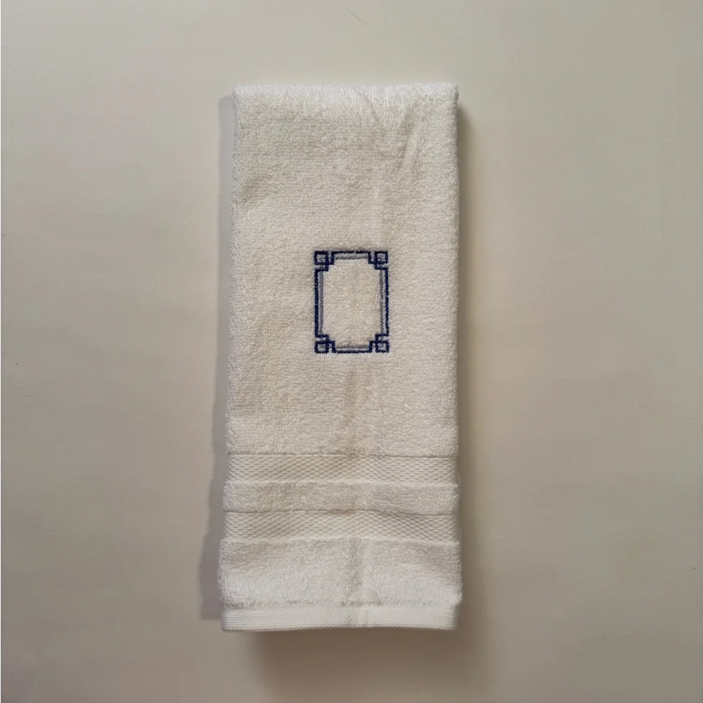 Mahjong Soap White Bath Hand Towel Mahj Decor Hostess Gift NEW Made to order